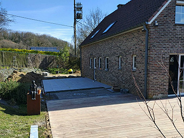 Pose bois et carrelage — Haccourt