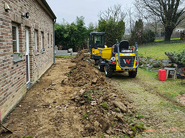 Terrassement mini-pelle — Haccourt